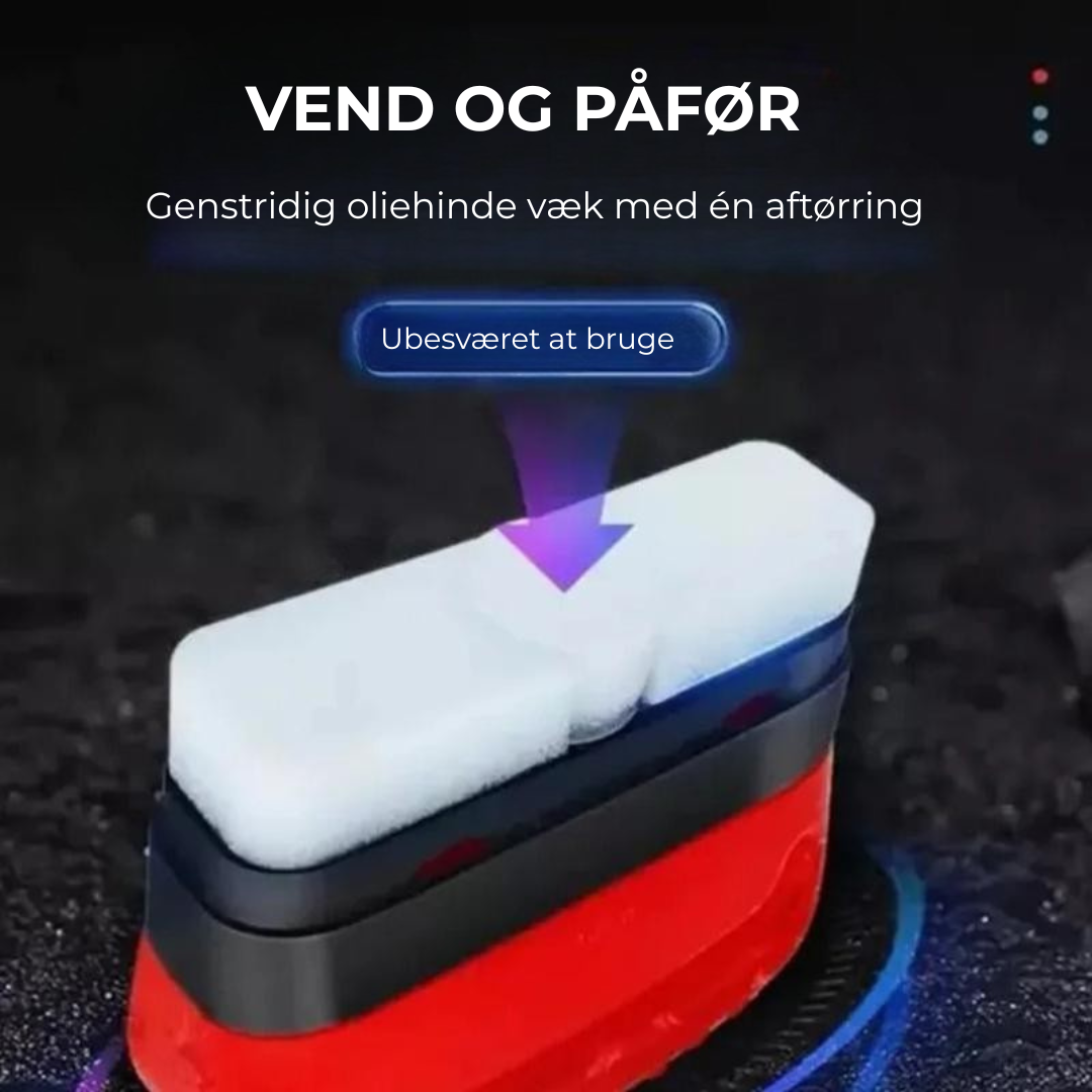 (1+1 GRATIS) GlassCoating™ | Bilglas Oliefilm Belægningsopløsning og Børste