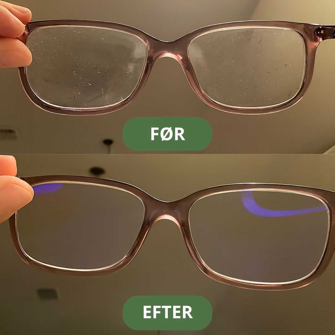 KlaraVision™ – Krystalklare briller uden pudseklude og striber