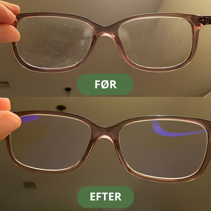 KlaraVision™ – Krystalklare briller uden pudseklude og striber