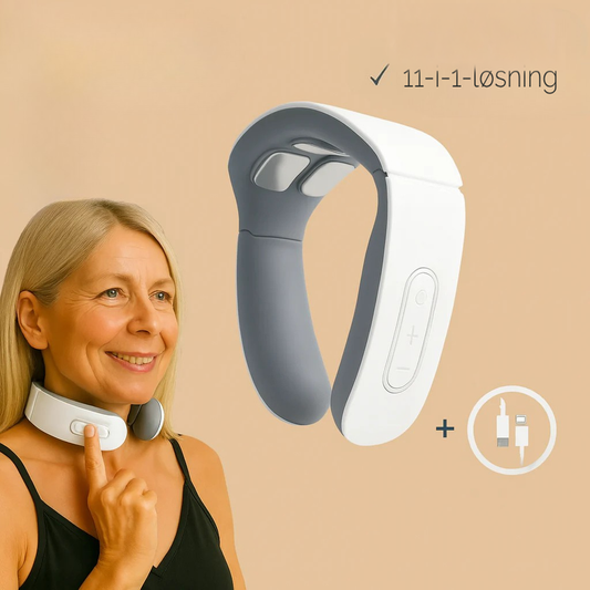Necky™ - 11-i-1 halsløsning | Slap af i nakkemusklerne på bare 15 minutter – hvor og når du vil