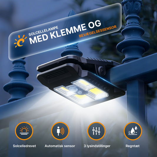 🌿 Solcellelampe med bevægelsessensor – Køb 4 nu, få 1 gratis! Perfekt til haven, altanen og terrassen! 🏡