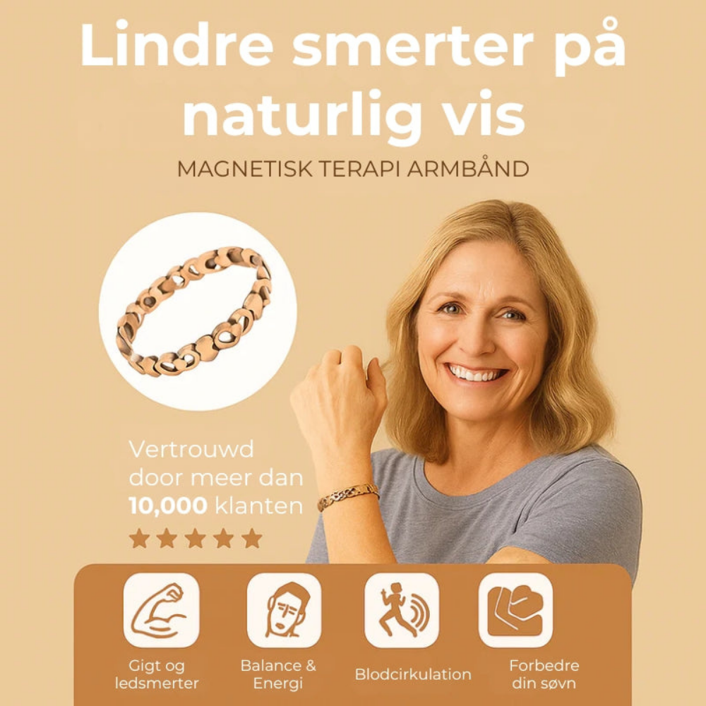 Vitaliére™ – Premium Magnetisk Kobber Terapiarmbånd