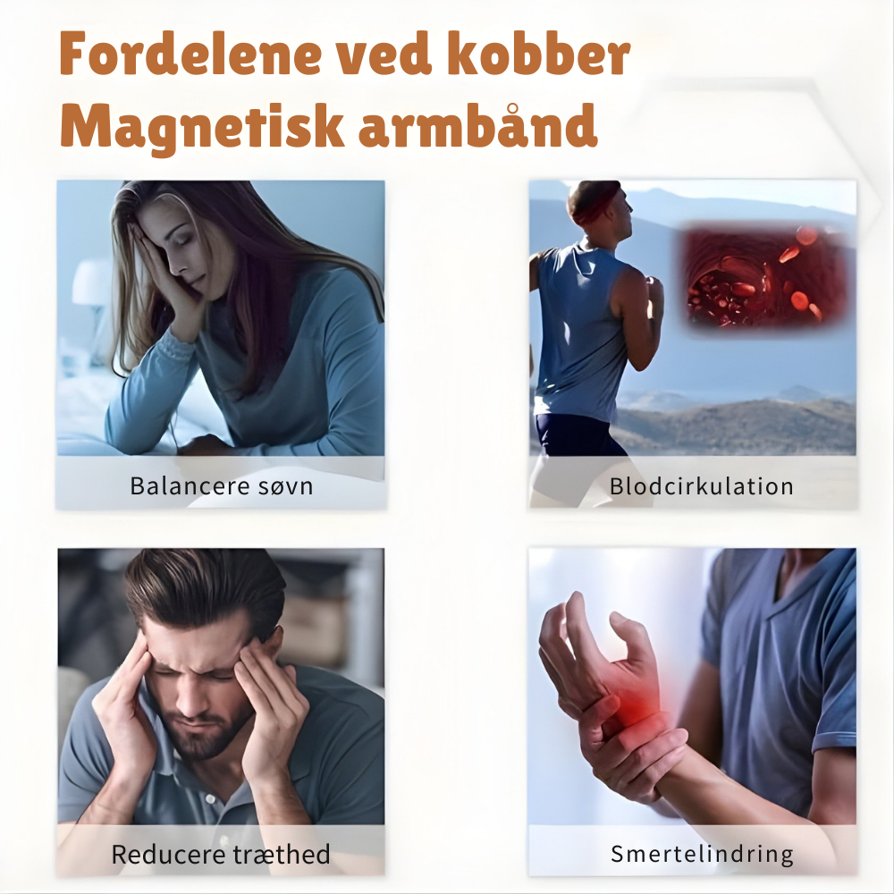 Vitaliére™ – Premium Magnetisk Kobber Terapiarmbånd