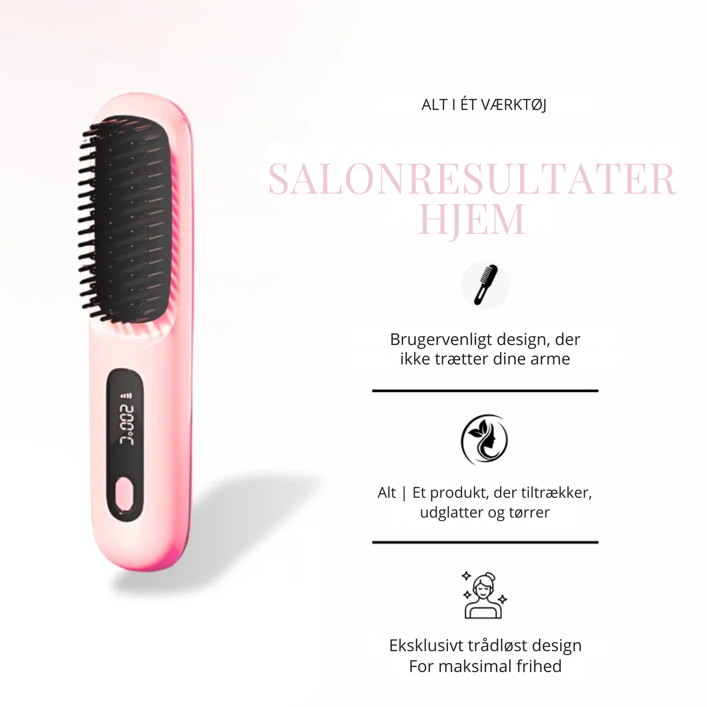 LushBrush™ – Salonblødt Hår Når Som Helst, Hvor Som Helst