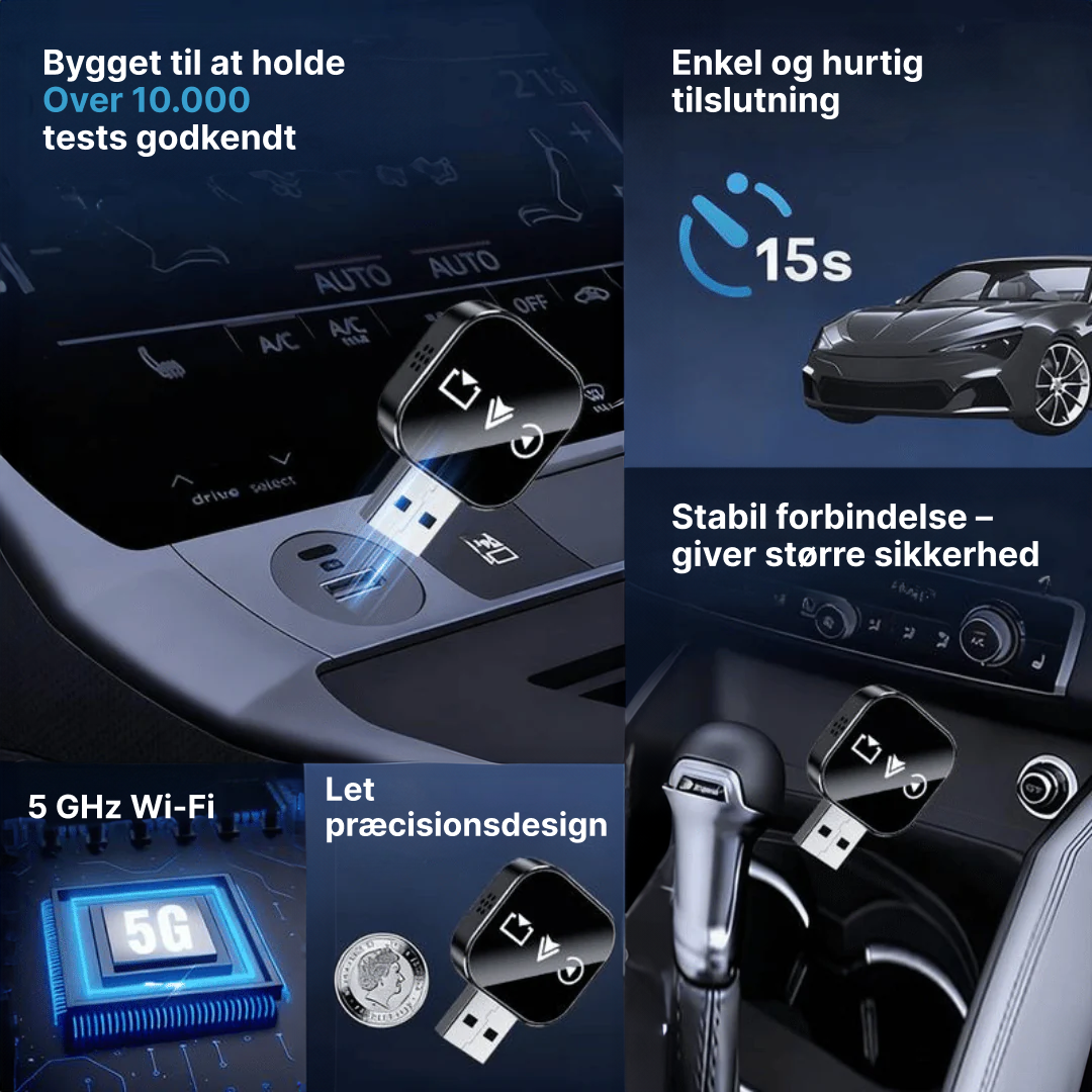 Connectify™ | 3-i-1 trådløs adapter