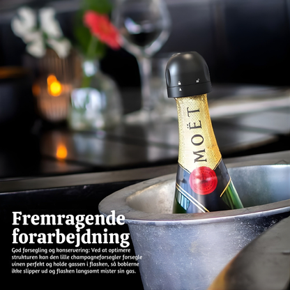 VinoLock™ – Roterende Lufttæt Forsegler til Vin- & Drikkeflasker