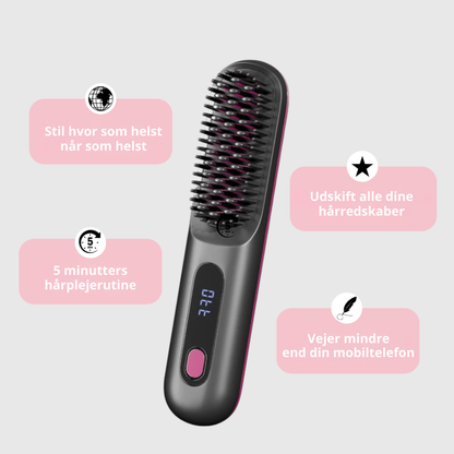 LushBrush™ – Salonblødt Hår Når Som Helst, Hvor Som Helst