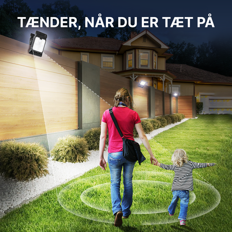 🌿 Solcellelampe med bevægelsessensor – Køb 4 nu, få 1 gratis! Perfekt til haven, altanen og terrassen! 🏡