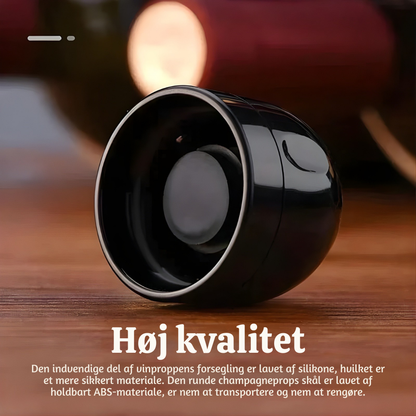 VinoLock™ – Roterende Lufttæt Forsegler til Vin- & Drikkeflasker