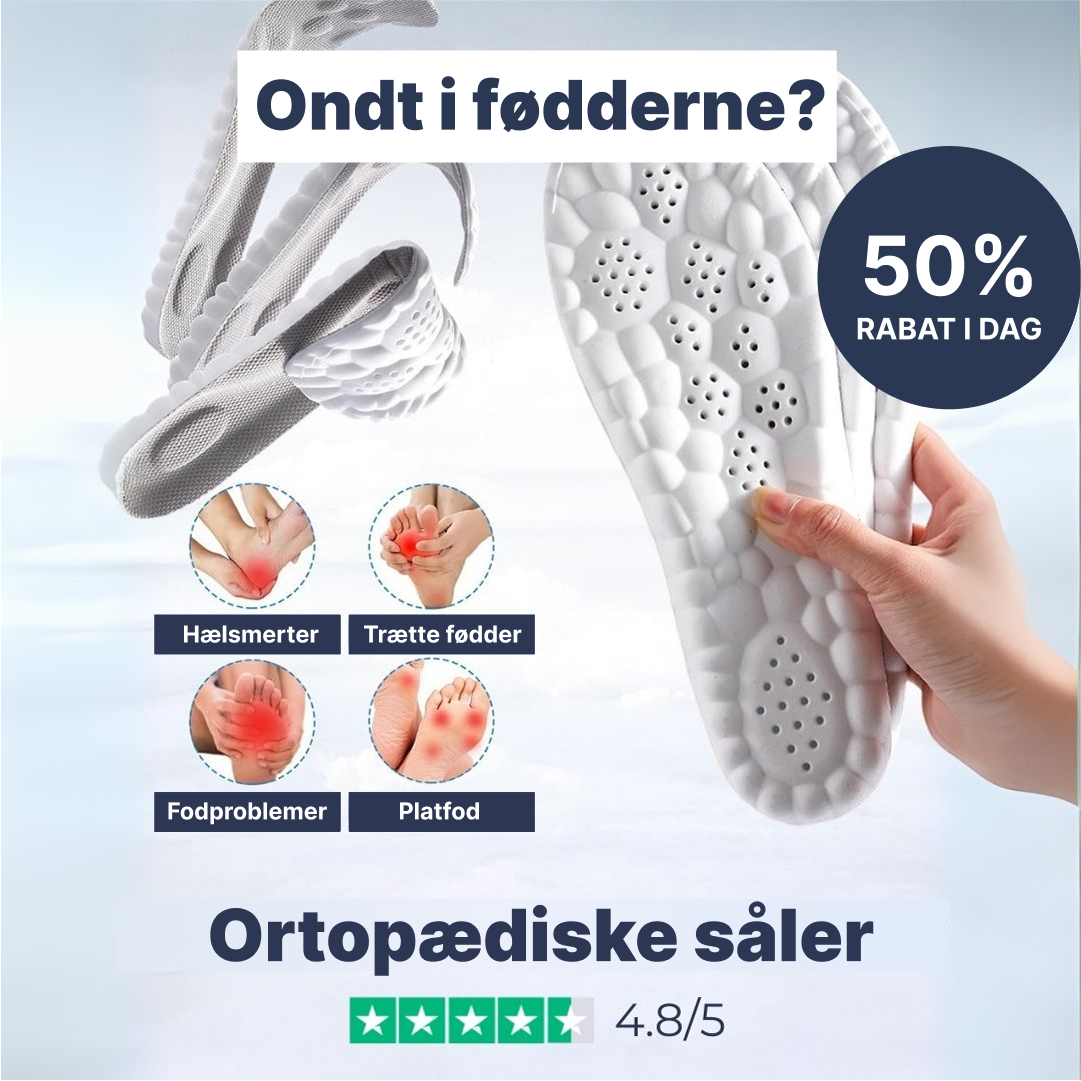 CloudFeet™ | Øjeblikkelig lindring mod hælspore, fodsmerter og trætte fødder