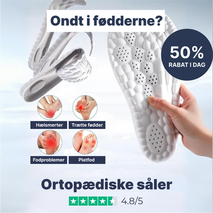 CloudFeet™ | Øjeblikkelig lindring mod hælspore, fodsmerter og trætte fødder