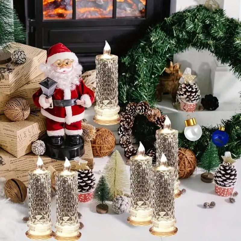 CrystalAura™ – LED Krystal Lysesæt