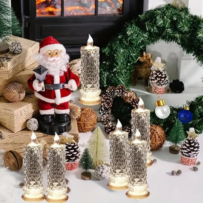 CrystalAura™ – LED Krystal Lysesæt