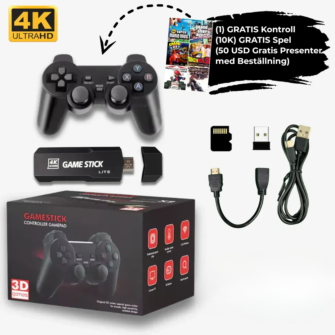 Golden90s Console™ | Genoplev din barndom med tusindvis af klassiske spil, ingen downloads nødvendige, bare tilslut og spil!