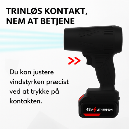 LeafBlow™ | Trådløs blæser til hurtig oprydning af blade, snavs, støv og hverdagsaffald