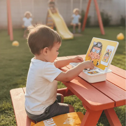 MindMosaic™ – Kreativt Montessori Træmagnetisk Puslespilssæt