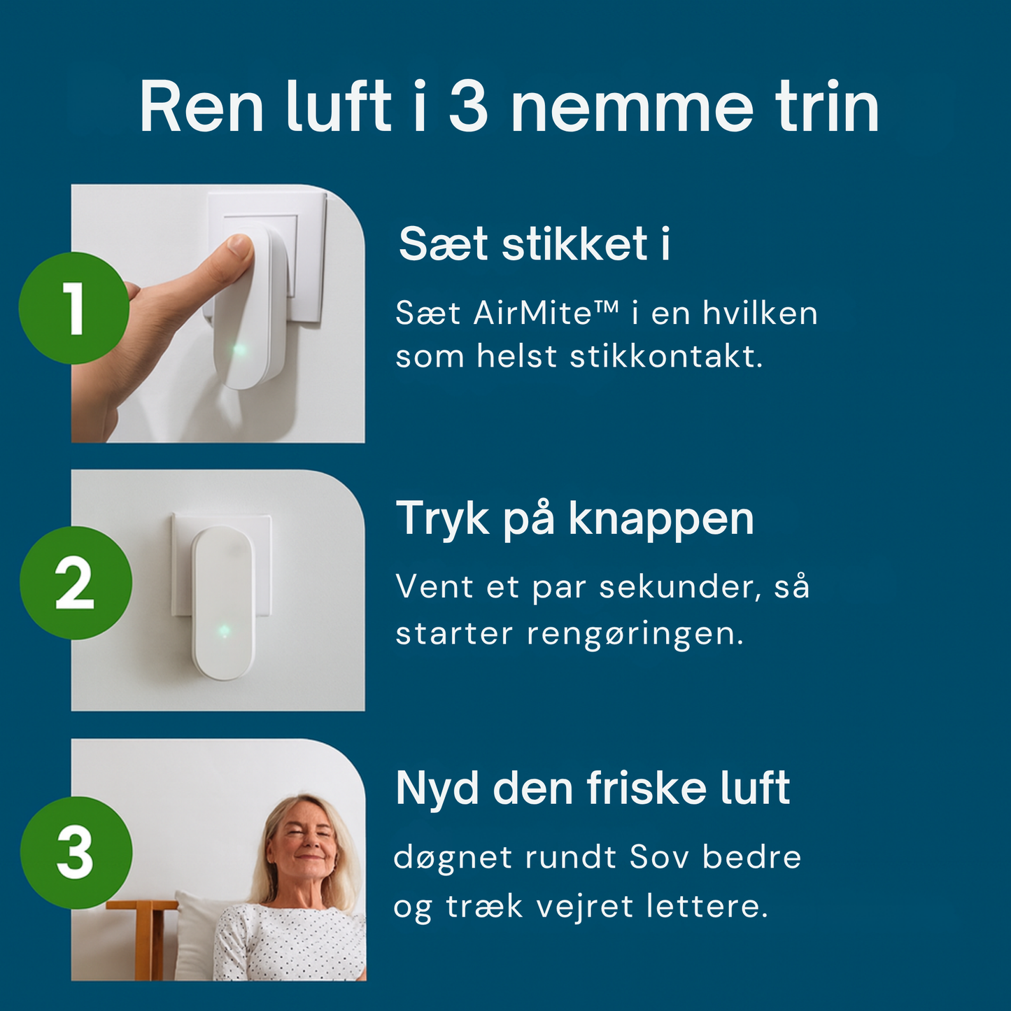 AirMite™ – Renere morgener og et sundere hjem