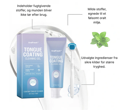 OralFresh™ | Sig farvel til belægninger på tungen, dårlig ånde og bakterier