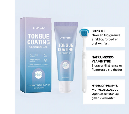 OralFresh™ | Sig farvel til belægninger på tungen, dårlig ånde og bakterier