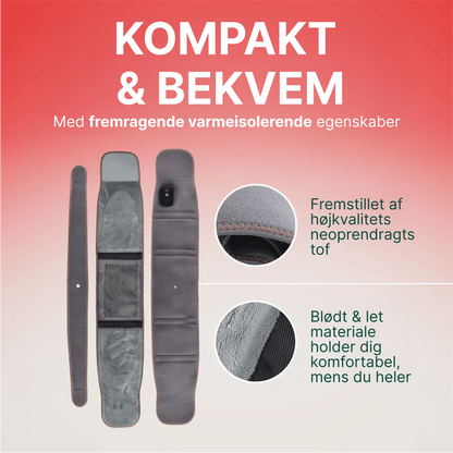 PulseHeat™ – Rygsmerter væk med denne varme-, massage- og rødlysbehandling i ét