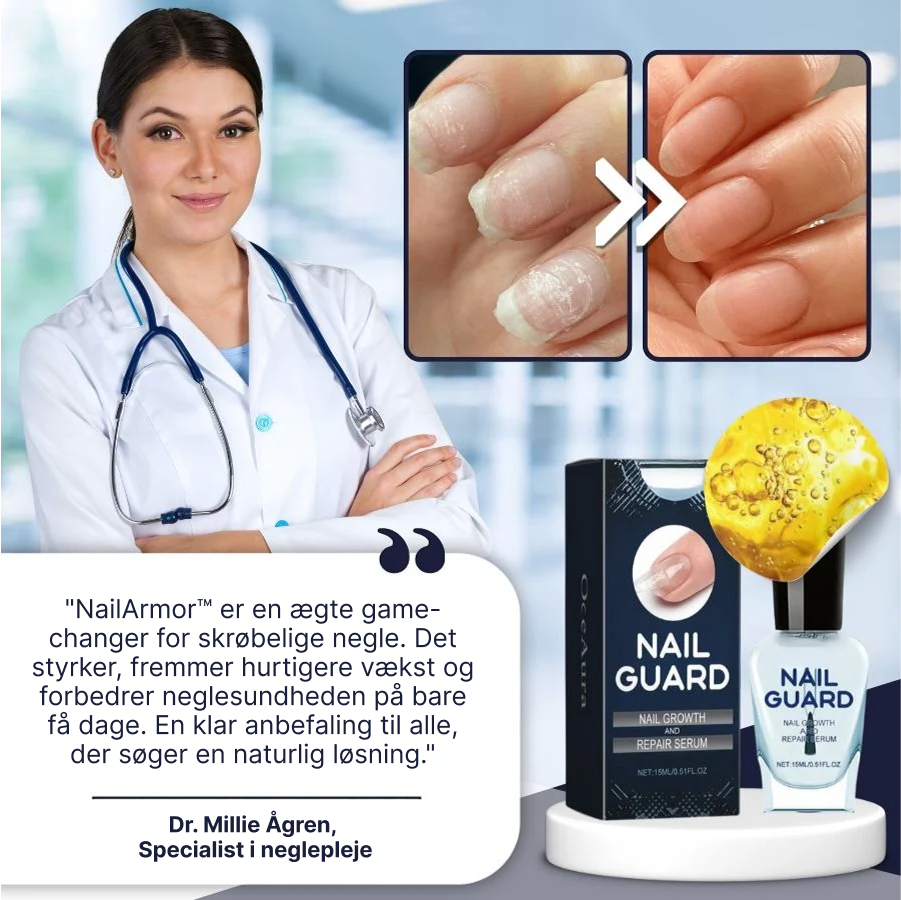NailArmor™ | Få stærkere og sundere negle på kun 7 dage