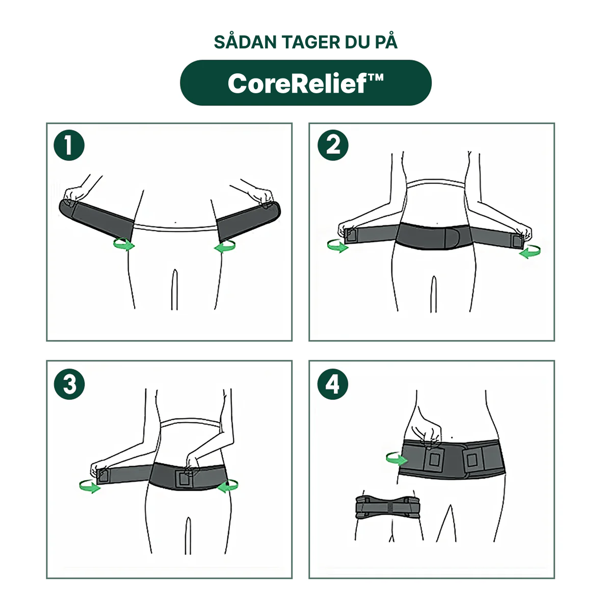 CoreRelief™ | Videnskabeligt støttet lindring af rygsmerter