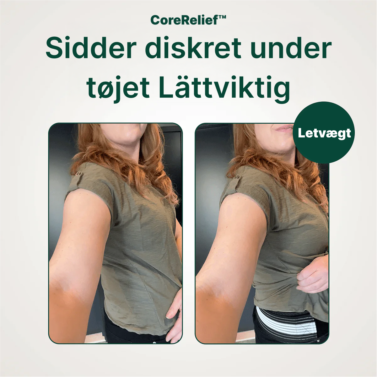 CoreRelief™ | Videnskabeligt støttet lindring af rygsmerter