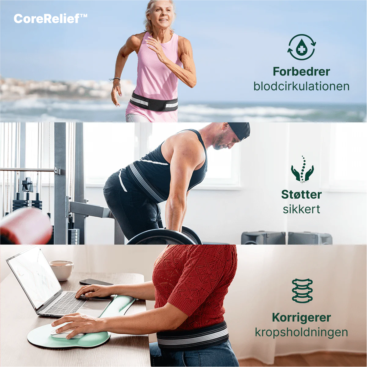 CoreRelief™ | Videnskabeligt støttet lindring af rygsmerter