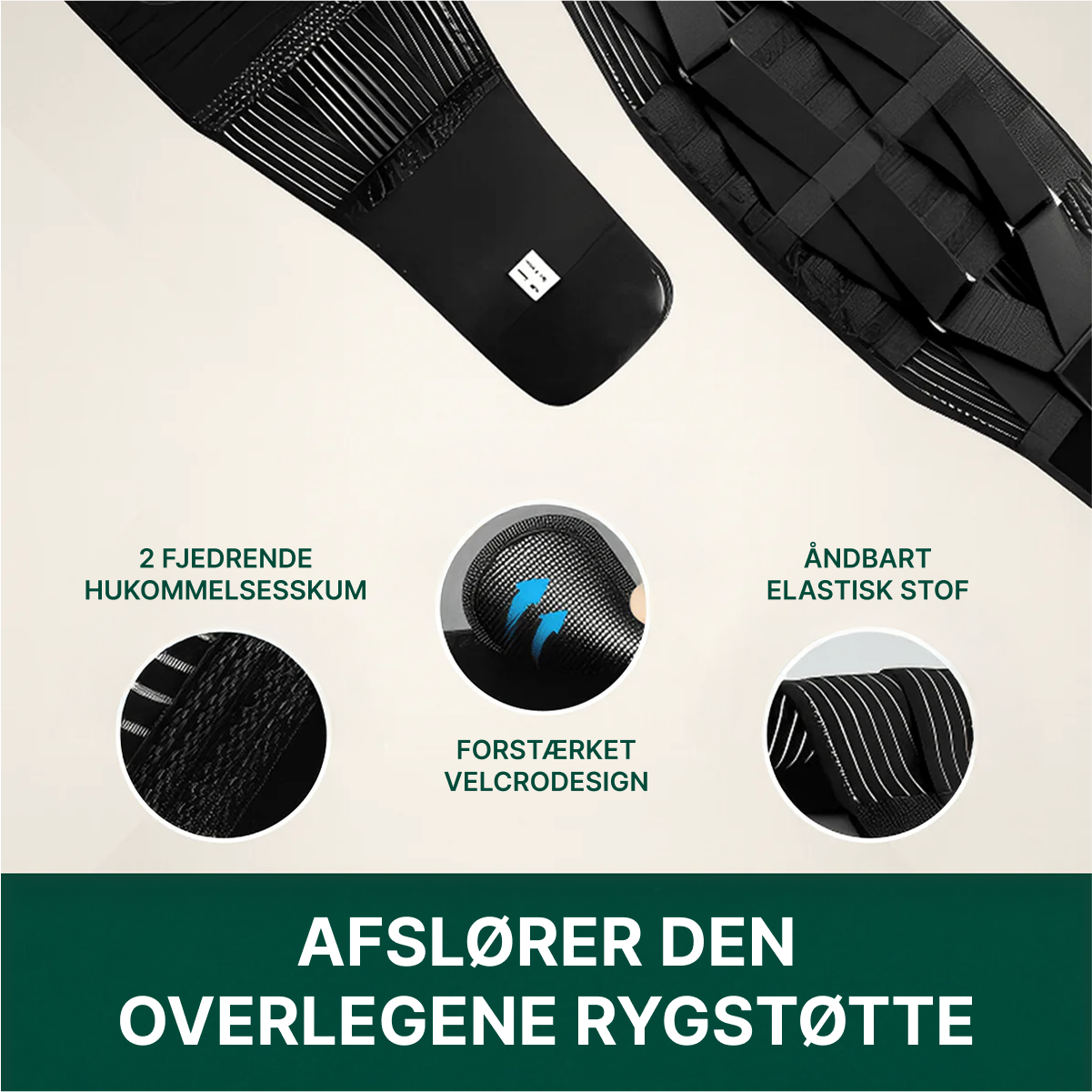 PosturePro™ – Ryg & Lænderygsstøtte