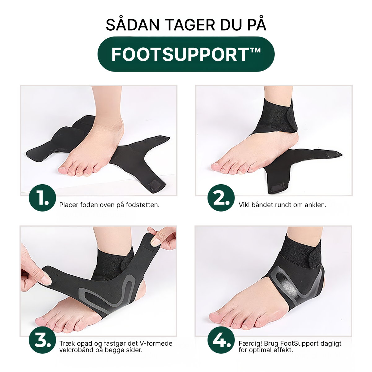 FootSupport™ – Få lindring i hvert skridt med avanceret fodstøtte