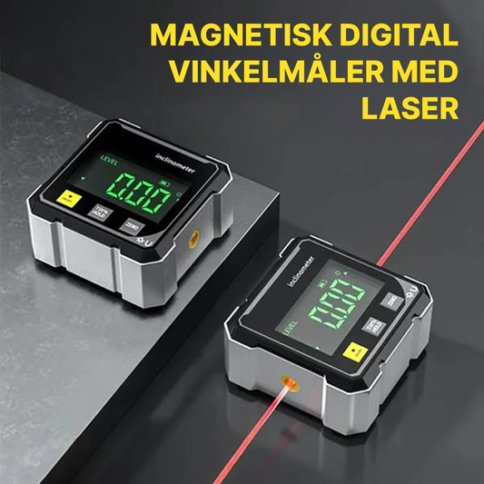 LEVEL™ - Digital Magnetisk Vinkelmåler i Aluminium