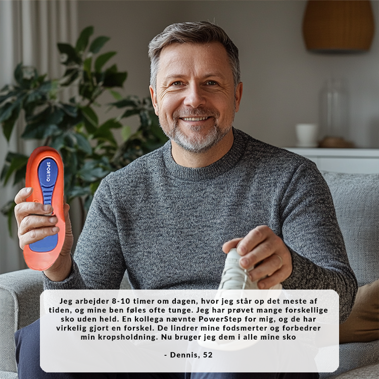 PowerStep™ — Øjeblikkelig lindring til ægte fodsmerter