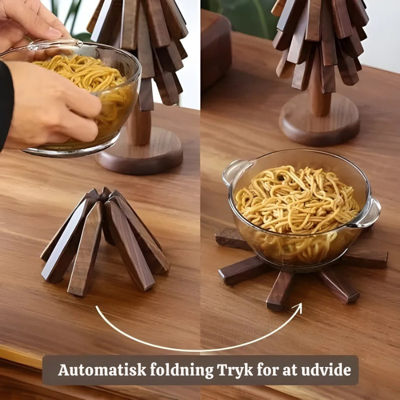 Trivetree™ – Træ Bordskånere & Varmeresistent Bordmåtte