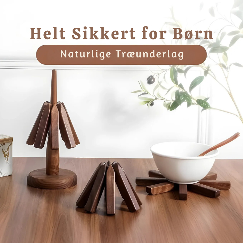 Trivetree™ – Træ Bordskånere & Varmeresistent Bordmåtte