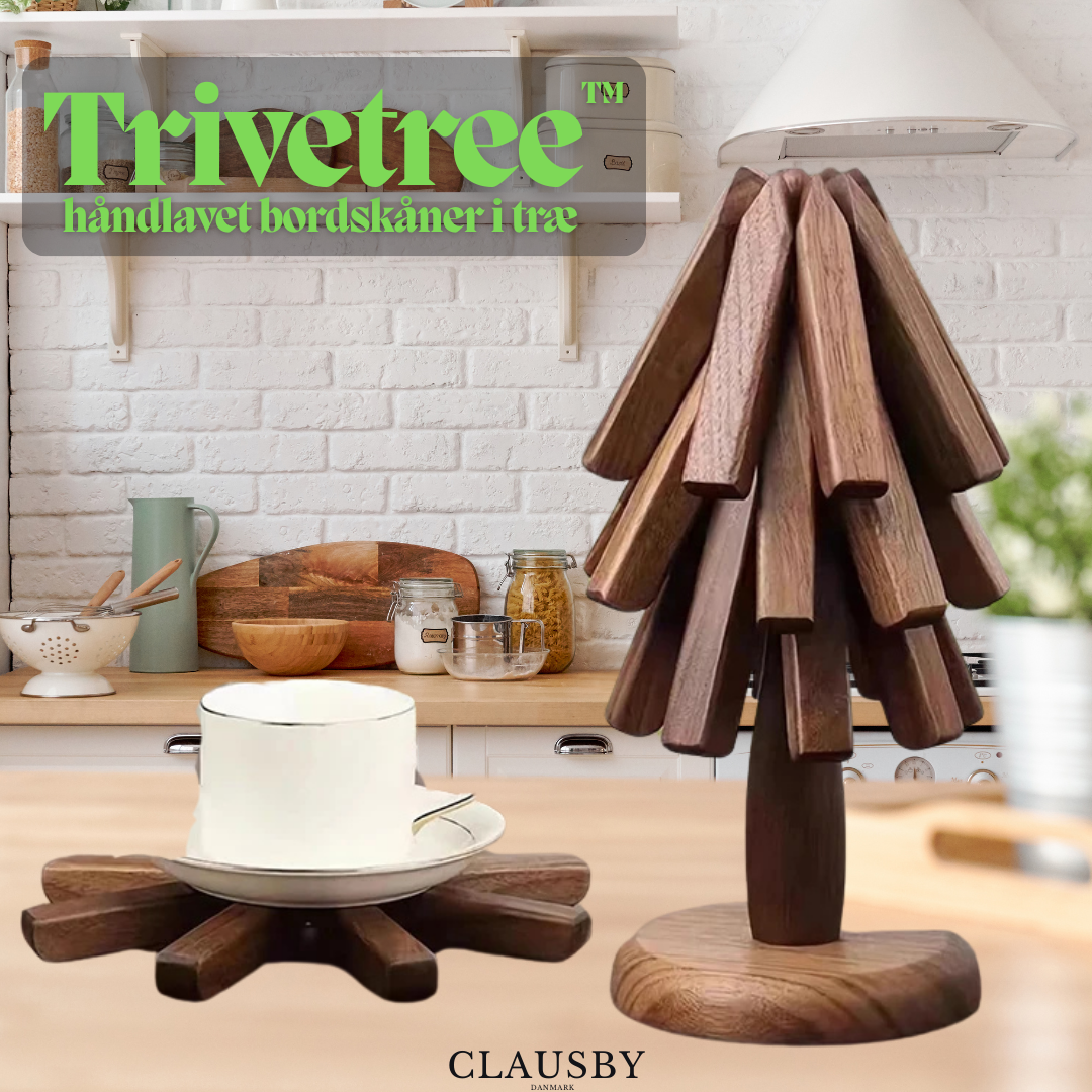 Trivetree™ – Træ Bordskånere & Varmeresistent Bordmåtte