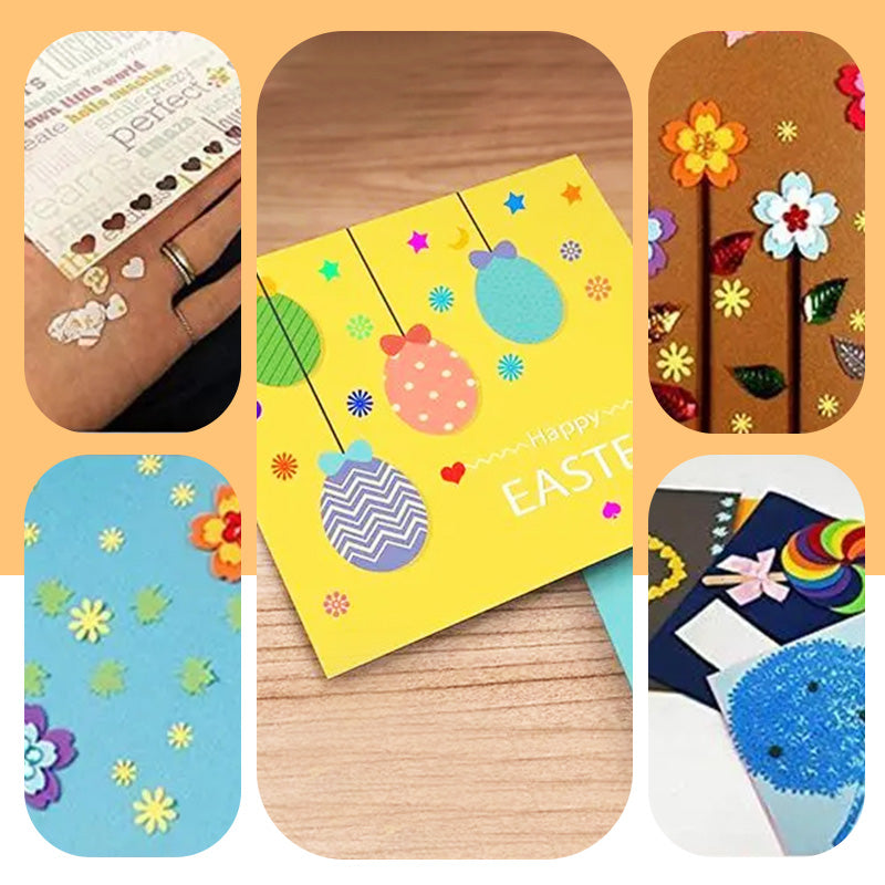 ✂️ KØB 2 FÅ 1 GRATIS! 🎨 DIY-papirstansset til børn – skab sjove former (stjerner/hjerter/dyr) til hobby og scrapbooking 🧒✨